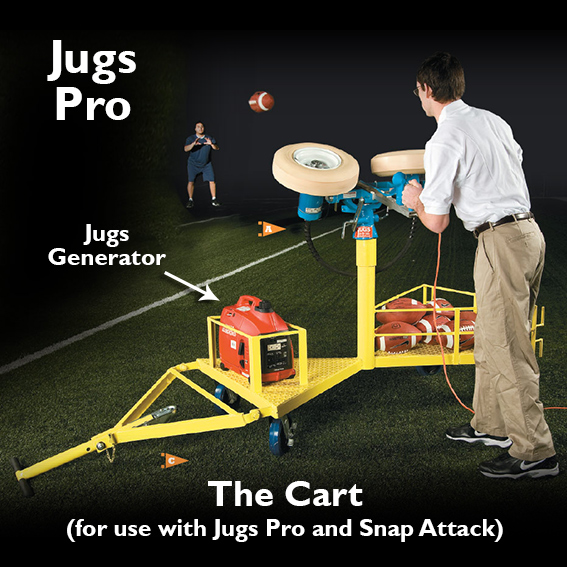 Jugs Combo with Pro, Jugs Pro, Jugs Cart, Jugs, Jugs Cart, football