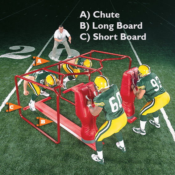 The Long Board - football chute long board