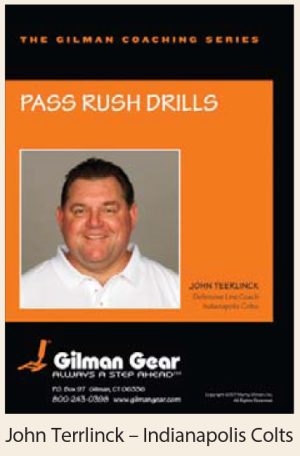 Coaching Series Instructional DVD: Pass Rush Drills, John Teerlinck, Indianapolis Colts