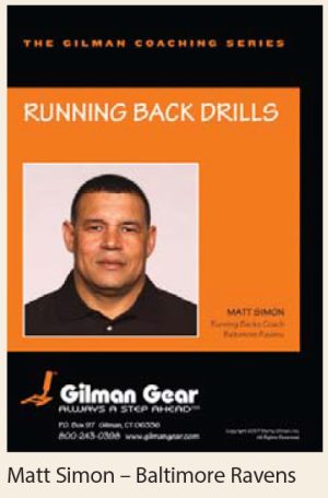 Coaching Series Instructional DVD: Running Back Drills, Matt Simon, Baltimore Ravens