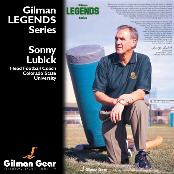 Sonny Lubick, Head Football Coach, Colorado State University, Gilman Legends Posters