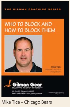 Coaching Series, Instructional DVD: Who To Block and How To Block Them- Mike Tice, Chicago Bears