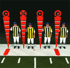 The Pro Set NFL Bullseye Markers