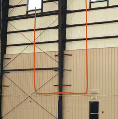 Suspension Goal Net - indoor football goal net